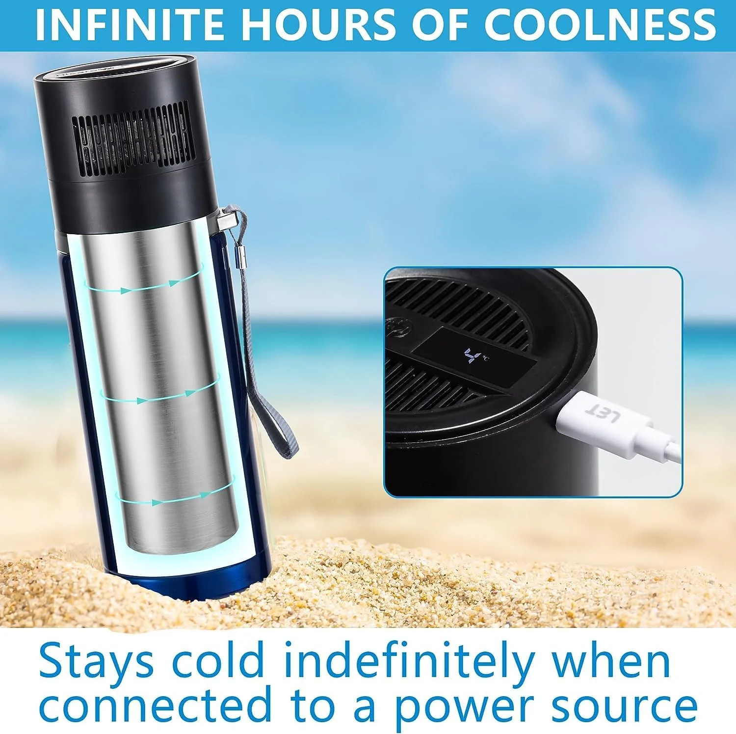 کیف خنک کننده انسولین برقی Tilcare با شارژر USB و ژل Bio - ساعت های نامحدود، بطری فریزر قلم قابل استفاده مجدد - ظرفیت بزرگ، مورد تایید TSA - تا 6 قلم دیابتی و ویال های دارویی را نگه می دارد کیف خنک کننده انسولین برقی Tilcare با شارژر USB و ژل Bio - ساعت های نامحدود، بطری فریزر قلم قابل استفاده مجدد - ظرفیت بزرگ، مورد تایید TSA - تا 6 قلم دیابتی و ویال های دارویی را نگه می دارد