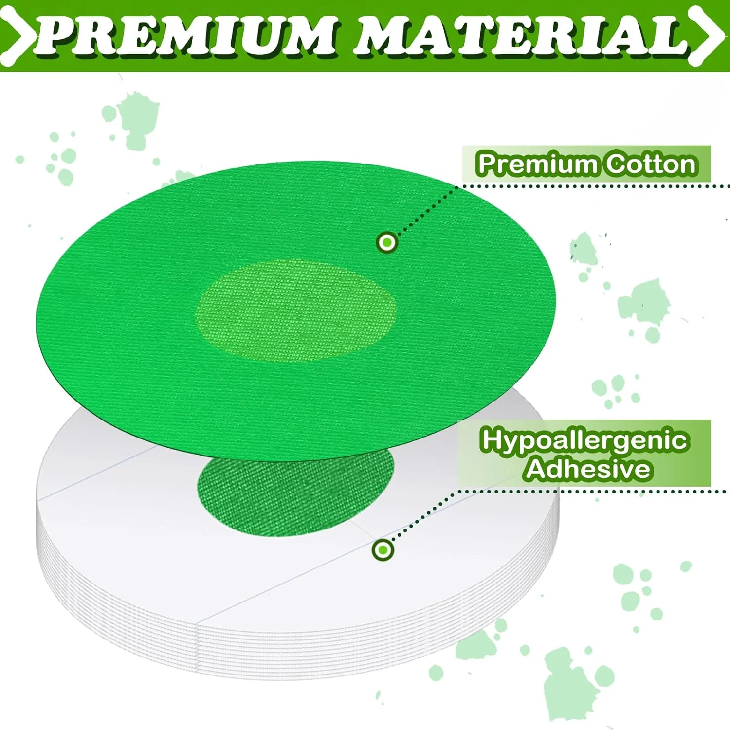 برچسب های چسبی TrelaCo مدل G7، بسته 50 عددی، ضد آب، پوشش حسگر مانیتور مداوم گلوکز، از پیش برش خورده، چسبنده، تنفس پذیر، راحت، بدون چسب مرکزی، پوشش کامل و ایمن