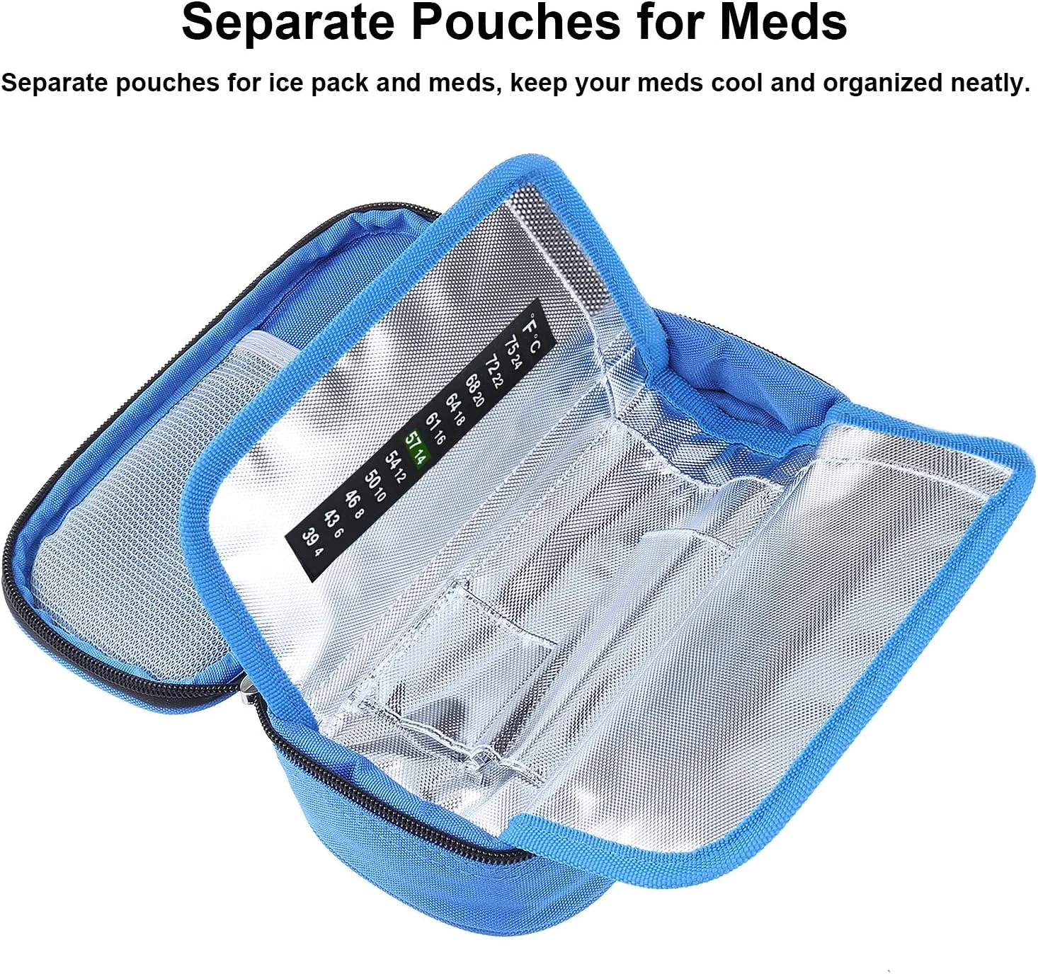 کیف خنک نگهدارنده دارو آکسفورد با 2 کیسه یخ برای داروهای دیابتی کیف خنک نگهدارنده دارو آکسفورد با 2 کیسه یخ برای داروهای دیابتی