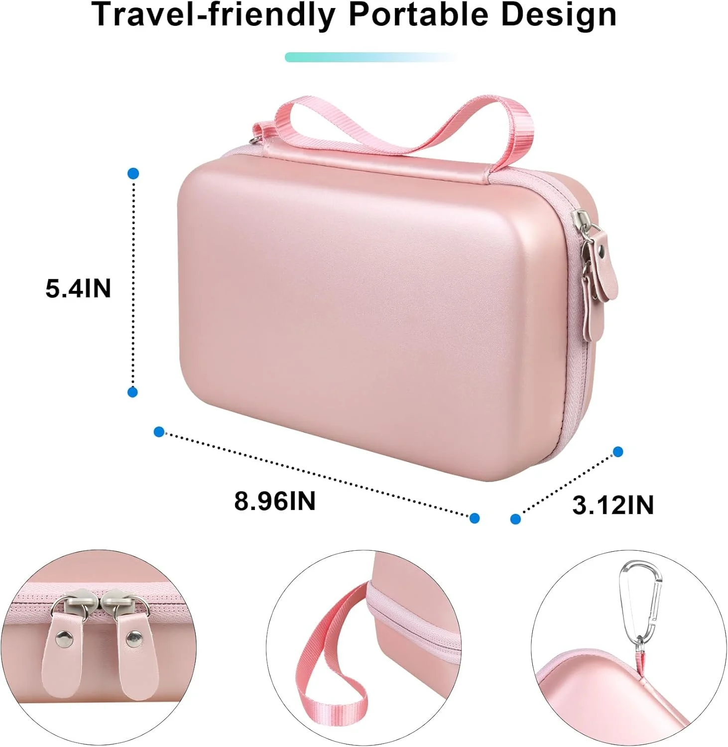 کیف حمل دستگاه تست قند خون BOVKE، کیف لوازم دیابتی برای کیت تست دیابت، کیف مسافرتی لوازم دیابتی برای سوزن دستگاه قند خون، قلم انسولین و دارو، طلایی رز (فقط کیف) کیف حمل دستگاه تست قند خون BOVKE، کیف لوازم دیابتی برای کیت تست دیابت، کیف مسافرتی لوازم دیابتی برای سوزن دستگاه قند خون، قلم انسولین و دارو، طلایی رز (فقط کیف)