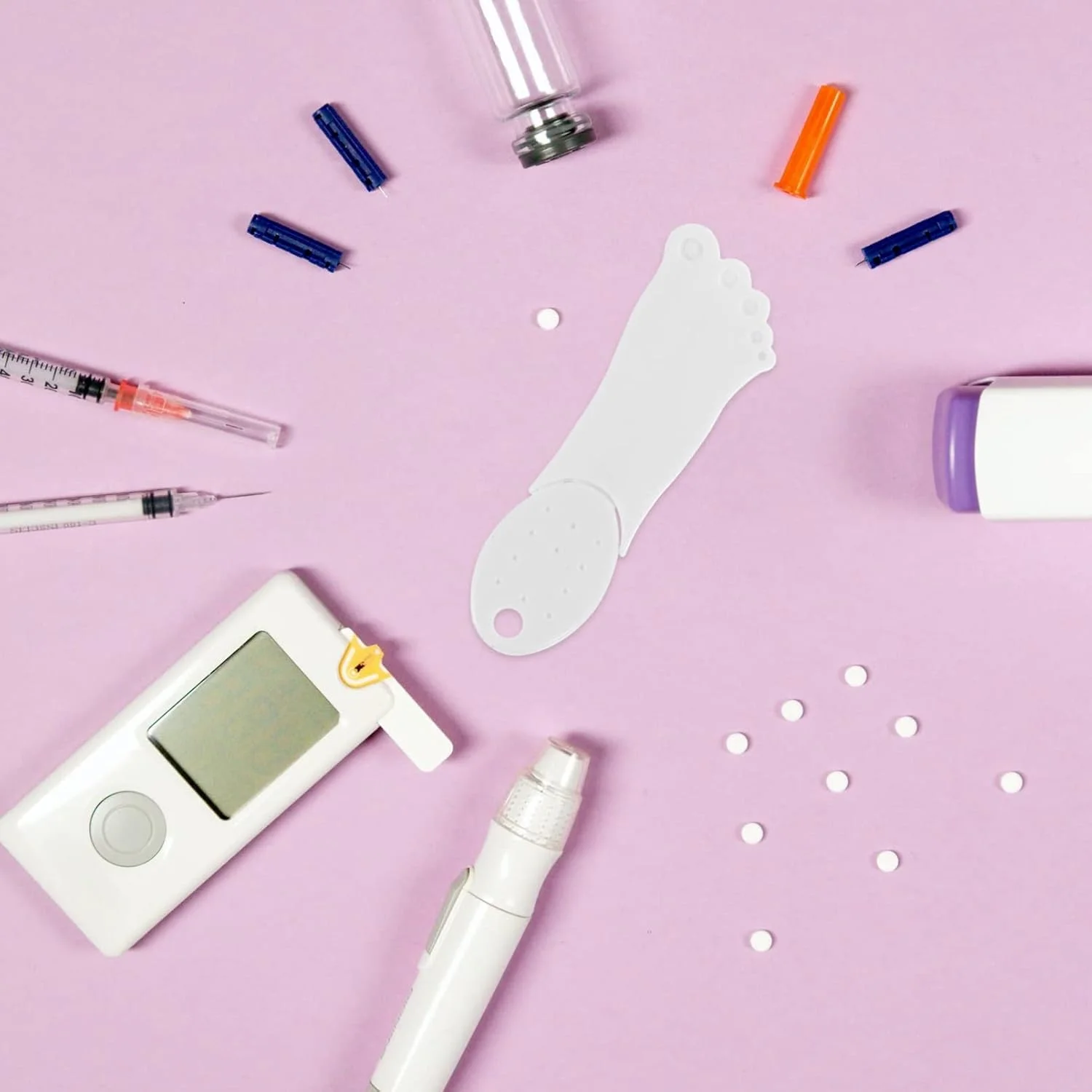 قلم تست مونوفیلامنت دیابتی 3 عددی، ابزار پزشکی برای بررسی نوروپاتی پا، پروب پا، سوزن تماس عصبی پوست