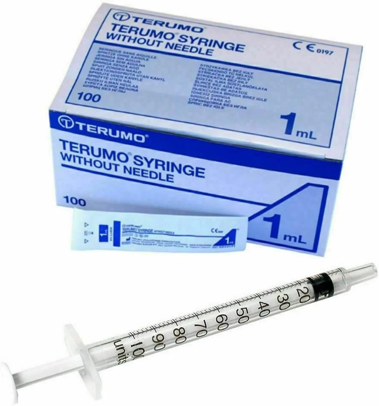 سرنگ 1 میلی لیتری تِرمو بسته 10 عددی سرنگ 1 میلی لیتری تِرمو بسته 10 عددی