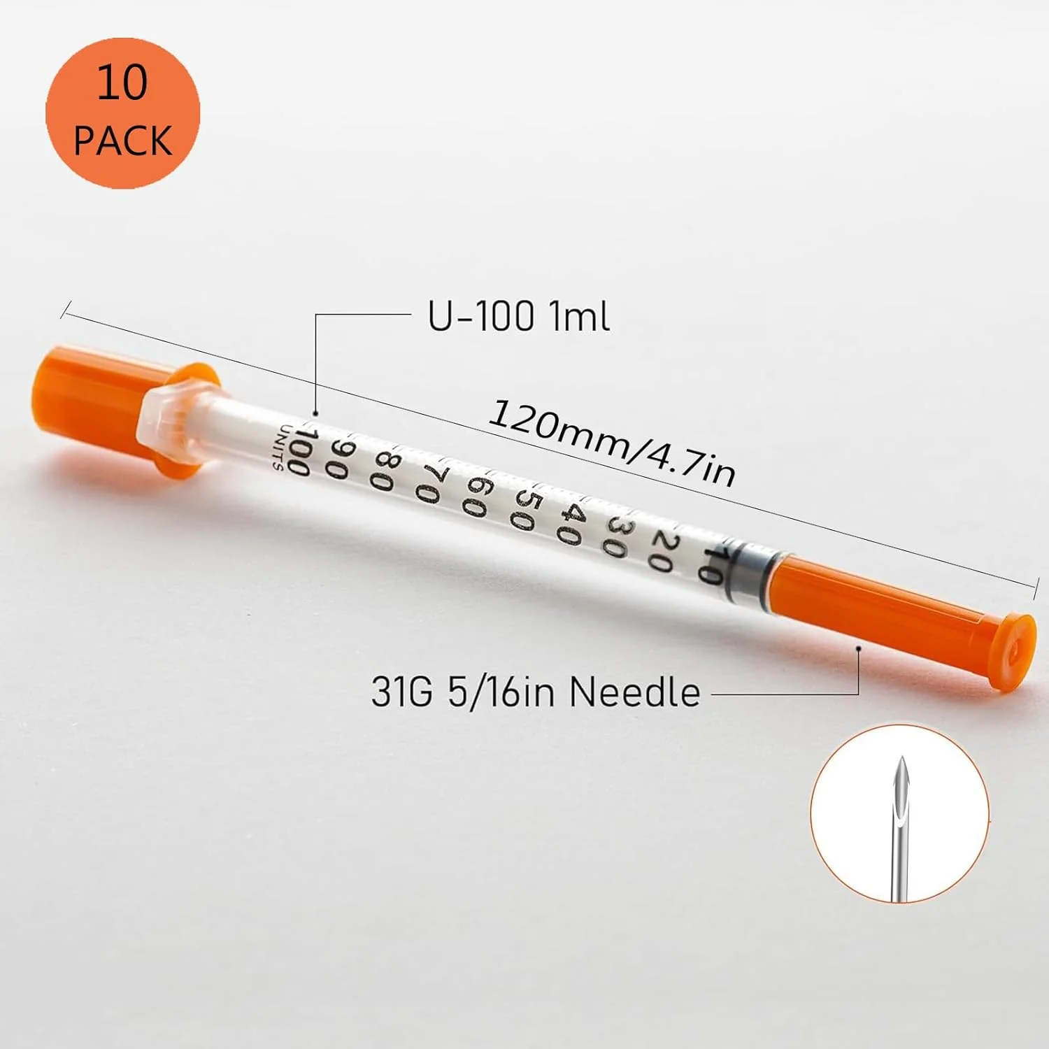 بسته 10 عددی ابزار اندازه گیری و توزیع پلاستیکی 1 میلی لیتری 0.3x8 میلی متری، بسته بندی جداگانه، لوازم جانبی آزمایشگاهی برای تغذیه حیوانات خانگی، جداسازی مایعات، تزئین کیک