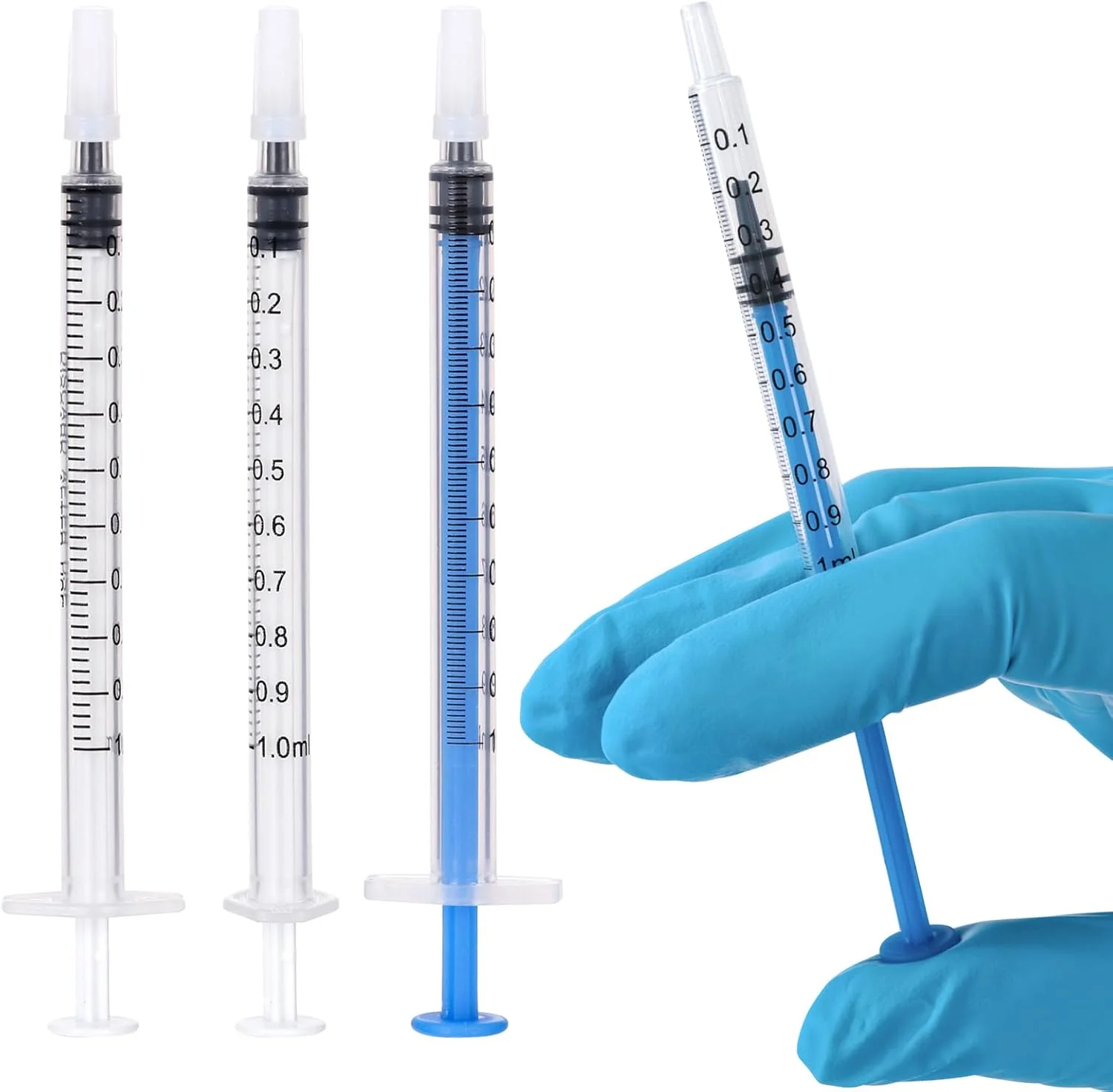 ۵۰ عدد سرنگ پلاستیکی ۱ میلی لیتری با درپوش، بدون سوزن، مناسب برای پر کردن و اندازه گیری مایعات، آزمایشگاه های علمی، آبیاری گیاهان، تغذیه حیوانات خانگی، و استفاده به عنوان اپلیکاتور چسب ۵۰ عدد سرنگ پلاستیکی ۱ میلی لیتری با درپوش، بدون سوزن، مناسب برای پر کردن و اندازه گیری مایعات، آزمایشگاه های علمی، آبیاری گیاهان، تغذیه حیوانات خانگی، و استفاده به عنوان اپلیکاتور چسب