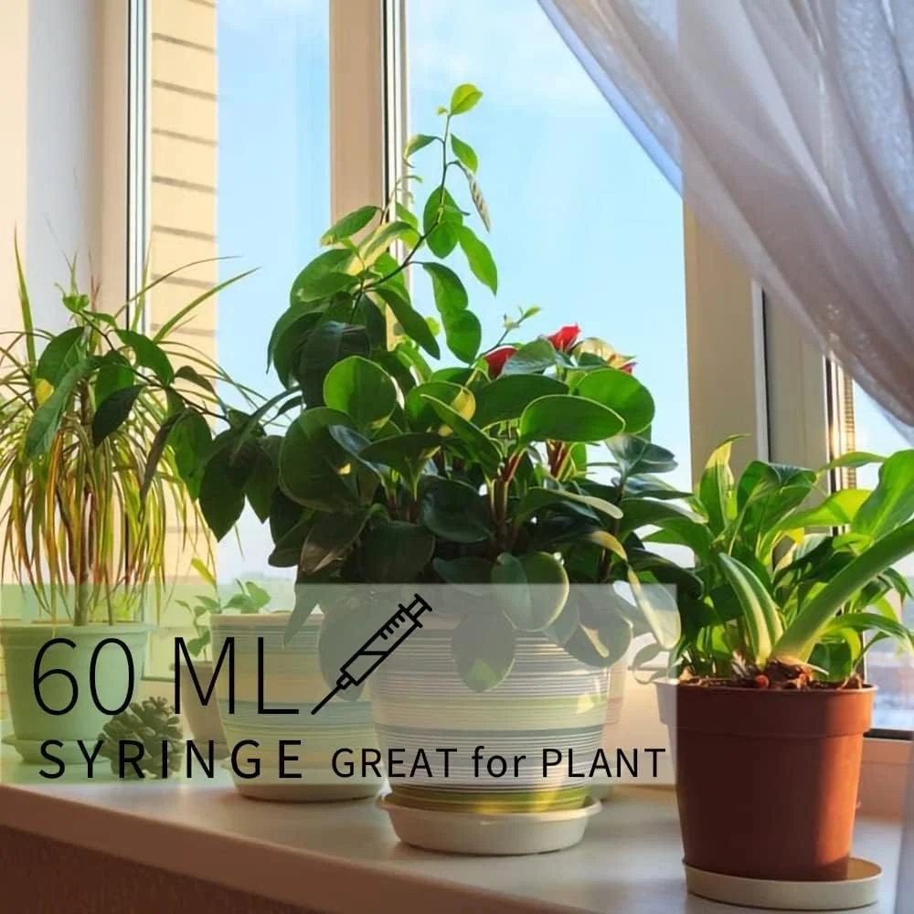 مجموعه 10 عددی سرنگ خوراک دهی ChicAbode، 60 میلی لیتر - ابزار اندازه گیری مایعات پلاستیکی، ظرفیت بزرگ، بدون نشتی برای اندازه گیری مایعات، خوراک دهی حیوانات خانگی، روغن یا چسب