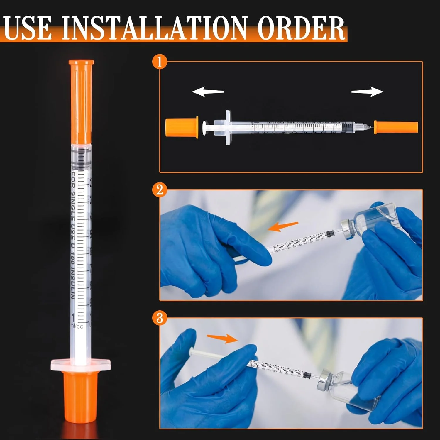 بسته 20 عددی ابزار اندازه گیری و توزیع چند منظوره 1 میلی لیتری (31G 8mm) | کنترل دقیق مایعات برای تزئین کیک، تغذیه حیوانات خانگی و لوازم صنایع دستی - بسته بندی جداگانه