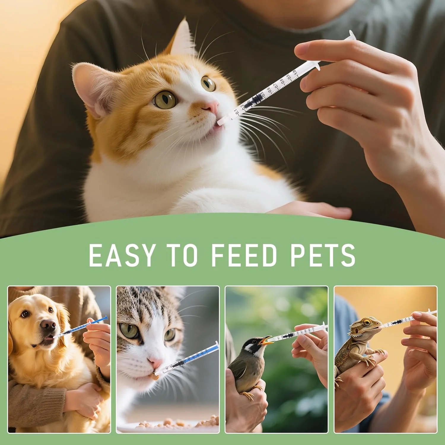 ۵۰ عدد سرنگ پلاستیکی ۱ میلی لیتری با درپوش، بدون سوزن، مناسب برای پر کردن و اندازه گیری مایعات، آزمایشگاه های علمی، آبیاری گیاهان، تغذیه حیوانات خانگی، و استفاده به عنوان اپلیکاتور چسب ۵۰ عدد سرنگ پلاستیکی ۱ میلی لیتری با درپوش، بدون سوزن، مناسب برای پر کردن و اندازه گیری مایعات، آزمایشگاه های علمی، آبیاری گیاهان، تغذیه حیوانات خانگی، و استفاده به عنوان اپلیکاتور چسب