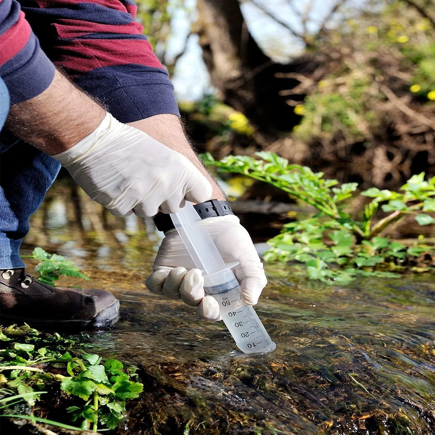 مجموعه 10 عددی سرنگ خوراک دهی ChicAbode، 60 میلی لیتر - ابزار اندازه گیری مایعات پلاستیکی، ظرفیت بزرگ، بدون نشتی برای اندازه گیری مایعات، خوراک دهی حیوانات خانگی، روغن یا چسب