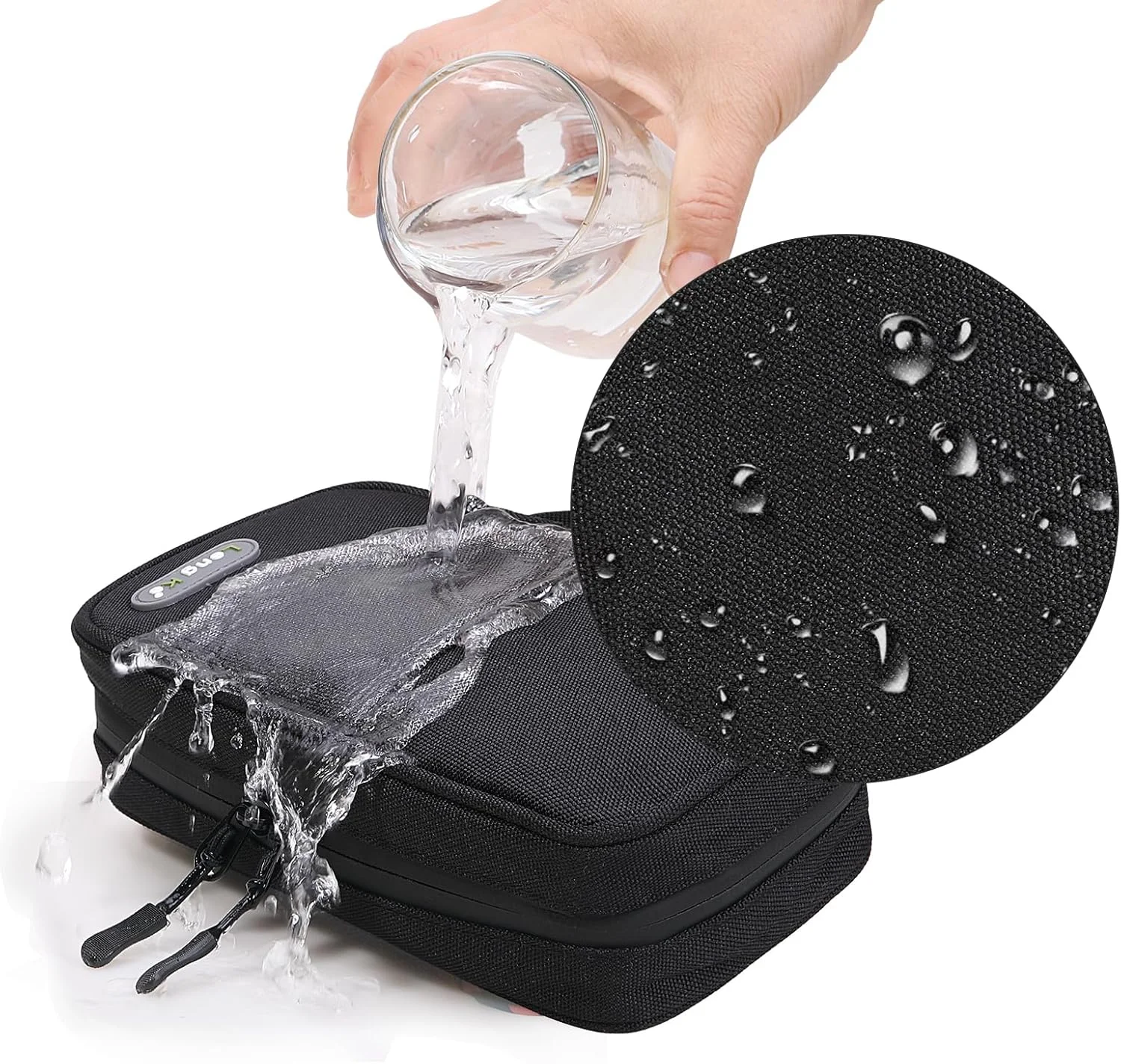 کیف خنک نگهدارنده مسافرتی انسولین BOMKEE، کیف حمل انسولین و سرنگ، کیف عایق دار، کیف مسافرتی با 2 بسته یخ برای قلم های انسولین، سوزن ها و لوازم دیابت