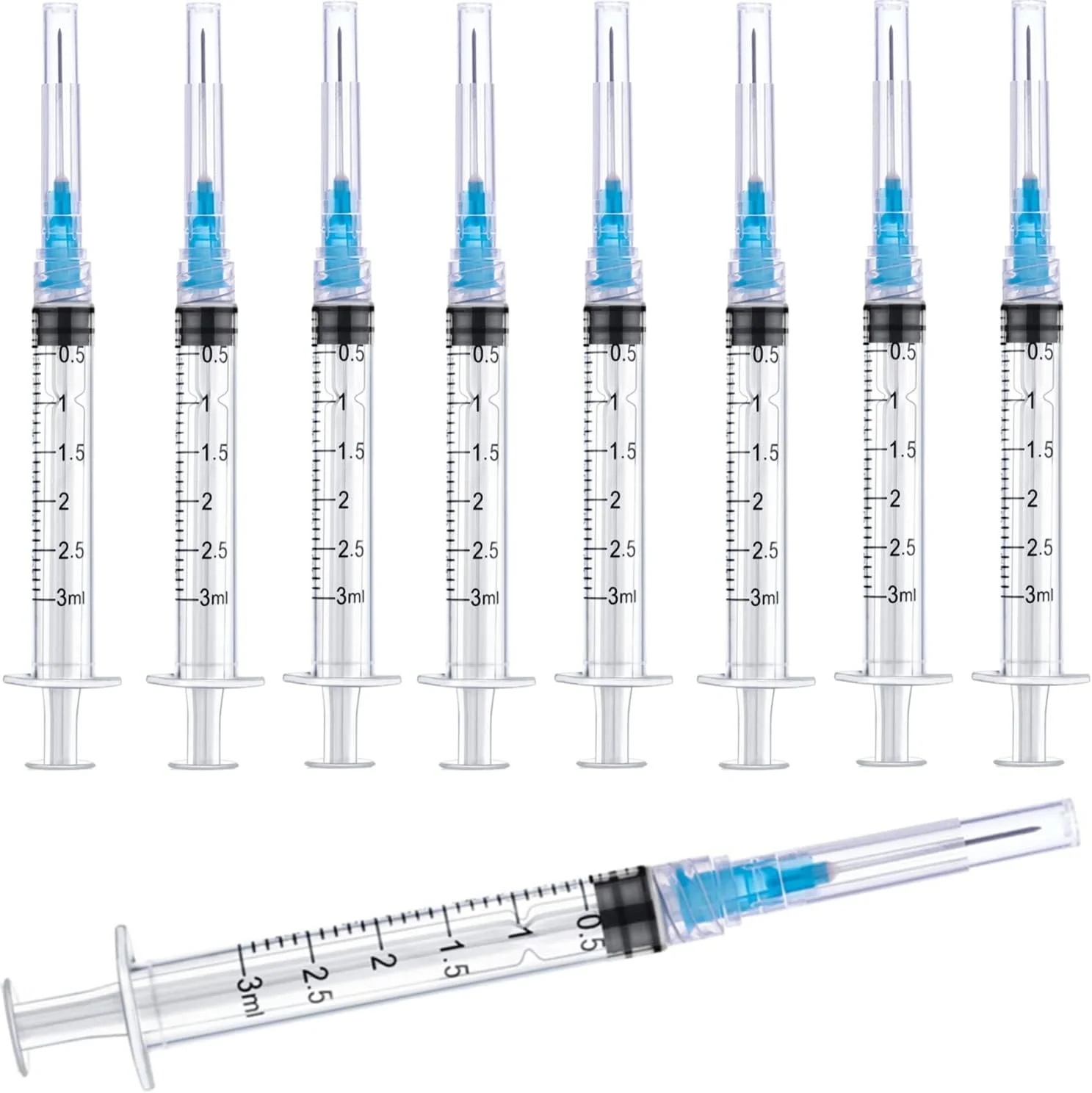 بسته ۲۵ عددی سرنگ ۳ میلی لیتری قفل شونده لوئر پلاستیکی DM YOSLEB با گیج ۲۳ و درپوش، بسته بندی جداگانه، برای آزمایشگاه های علمی، اندازه گیری مایعات، پر کردن مجدد کارتریج ها یا اپلیکاتور چسب بسته ۲۵ عددی سرنگ ۳ میلی لیتری قفل شونده لوئر پلاستیکی DM YOSLEB با گیج ۲۳ و درپوش، بسته بندی جداگانه، برای آزمایشگاه های علمی، اندازه گیری مایعات، پر کردن مجدد کارتریج ها یا اپلیکاتور چسب