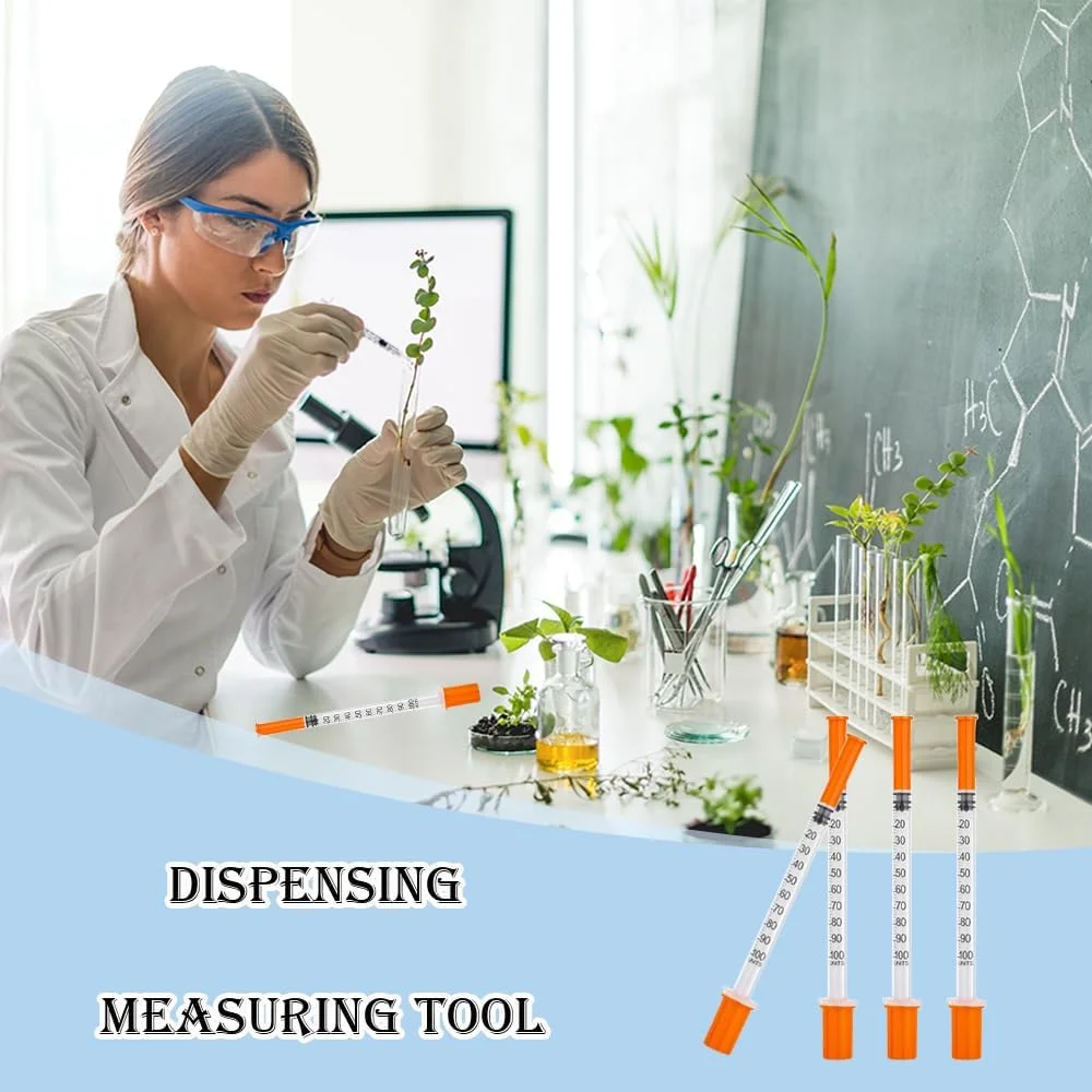 16 عدد ابزار توزیع و اندازه گیری 1 میلی لیتری، سرنگ های کوچک شفاف بسته بندی شده تکی برای مراقبت از حیوانات خانگی، آزمایش های علمی و کارهای دستی (30G*8MM) 16 عدد ابزار توزیع و اندازه گیری 1 میلی لیتری، سرنگ های کوچک شفاف بسته بندی شده تکی برای مراقبت از حیوانات خانگی، آزمایش های علمی و کارهای دستی (30G*8MM)