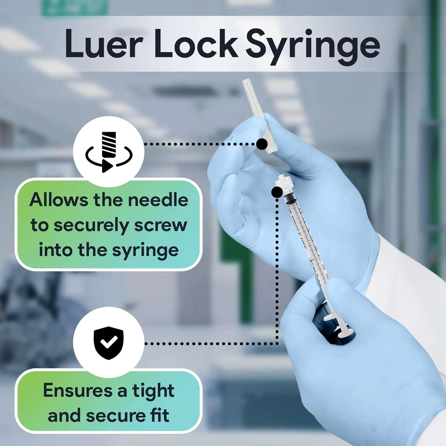 سرنگ 1 میلی لیتری FifthPulse بدون سوزن - بسته 5 عددی سرنگ های یکبار مصرف بسته بندی شده جداگانه - مناسب برای مصارف پزشکی، آزمایشگاه علمی، مصارف خانگی و موارد دیگر - سرنگ های استریل Luer Lock سرنگ 1 میلی لیتری FifthPulse بدون سوزن - بسته 5 عددی سرنگ های یکبار مصرف بسته بندی شده جداگانه - مناسب برای مصارف پزشکی، آزمایشگاه علمی، مصارف خانگی و موارد دیگر - سرنگ های استریل Luer Lock