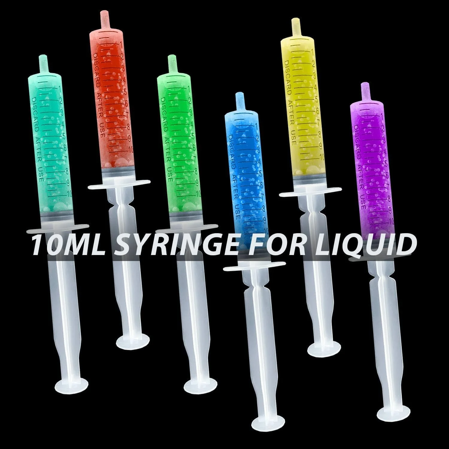 20 عدد سرنگ پلاستیکی 10 میلی لیتری، بسته بندی جداگانه با درپوش، دارای اندازه گیری، برای آزمایشگاه های علمی، مراقبت در منزل، اندازه گیری مایعات، تغذیه حیوانات خانگی، ساخت رژ لب، اپلیکاتور روغن یا چسب، نقاشی هنری