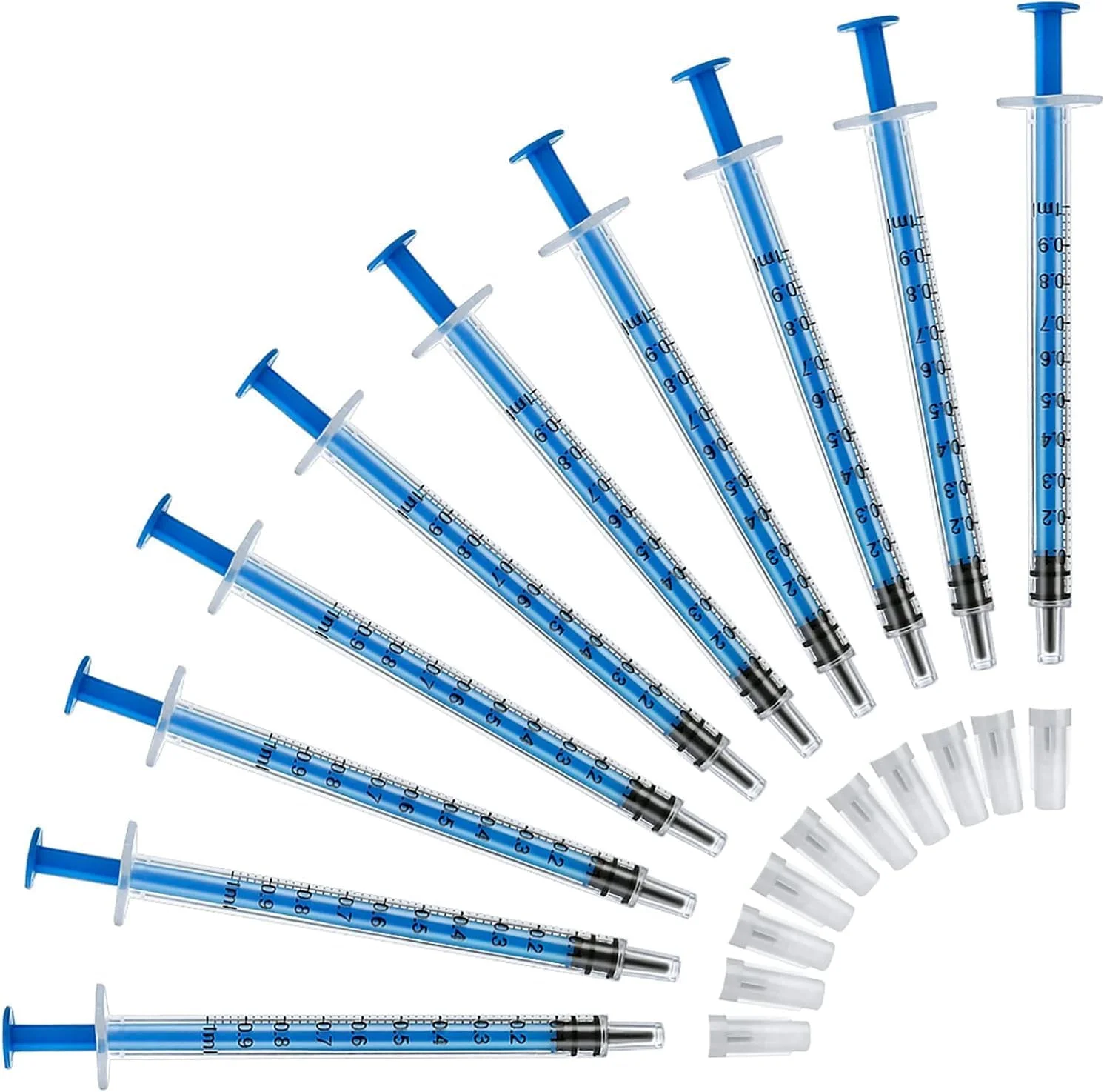 مجموعه ۱۲ عددی سرنگ FUIN با لوله، سرنگ تغذیه حیوانات خانگی، سرنگ مایع پلاستیکی، بدون سوزن برای ژله، هالووین، روز شکرگزاری، کریسمس، مهمانی های فارغ التحصیلی، پرستاران، ۱ میلی لیتر