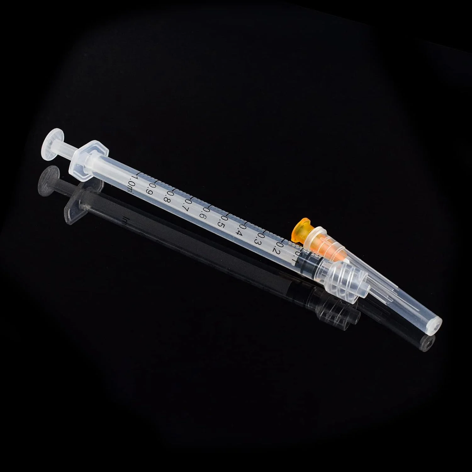 ابزار یکبار مصرف 1 سی سی/میلی لیتر Luer Lock گیج 25، بسته بندی تکی - بسته 100 عددی