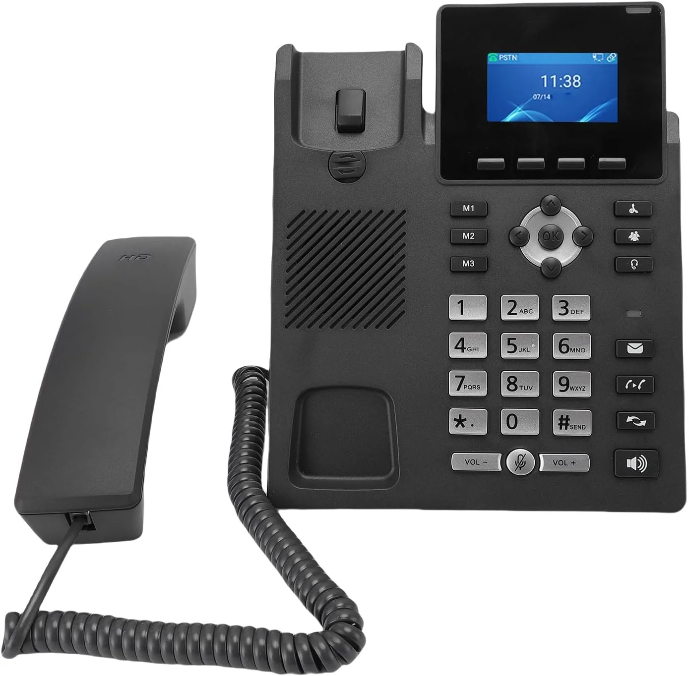 تلفن هوشمند تجاری آیپی Bewinner، دو خط گیگابیتی اترنت VoIP با قابلیت حذف نویز برای کسبوکارهای کوچک و استارتآپها، همراه با هدستهای سازگار تلفن هوشمند تجاری آیپی Bewinner، دو خط گیگابیتی اترنت VoIP با قابلیت حذف نویز برای کسبوکارهای کوچک و استارتآپها، همراه با هدستهای سازگار