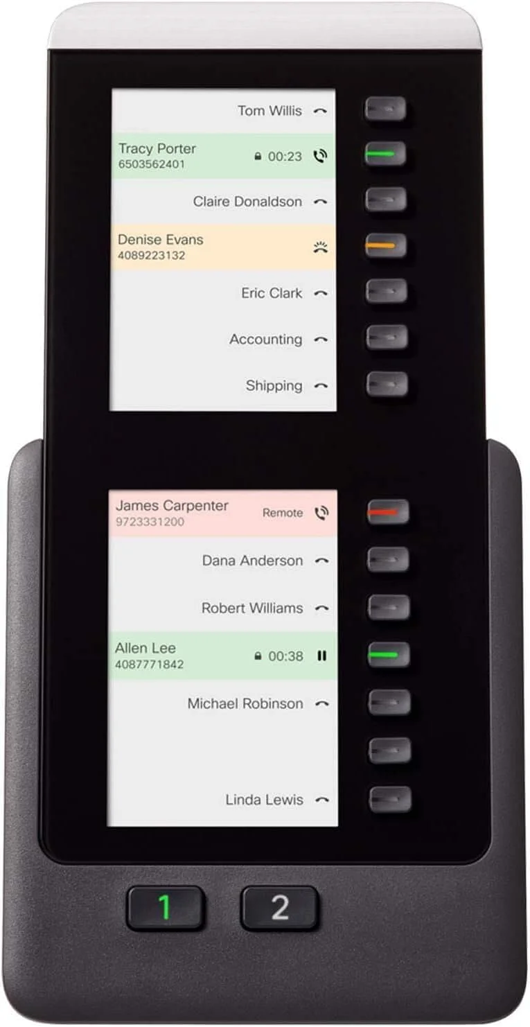 ماژول توسعه کلید سیسکو سری 8800 برای تلفن های IP صوتی با سیستم عامل MPP