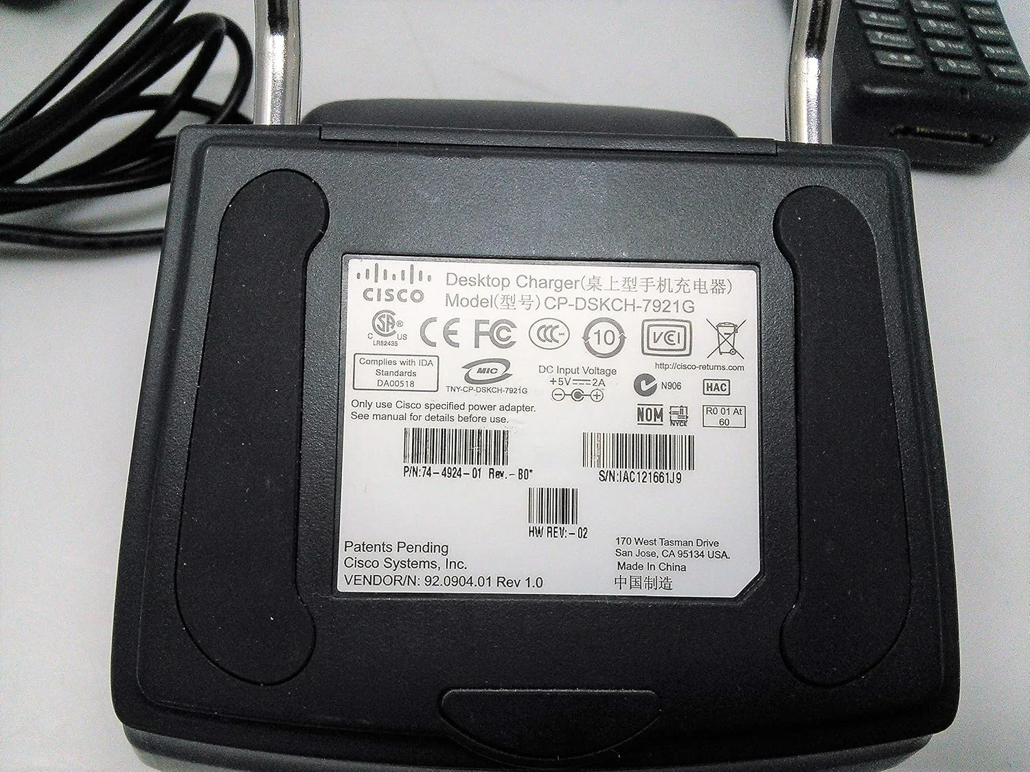 تلفن بی‌سیم IP سیسکو مدل CP-7921G-A-K9 بازسازی شده