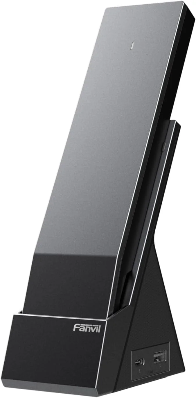 تلفن تحت شبکه وای فای Fanvil H603W مناسب هتل، 6 کلید قابل برنامه ریزی، پایه عمودی، پورت USB، WiFi6