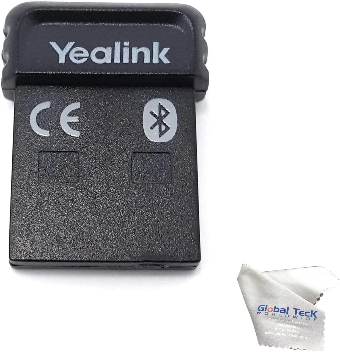 آداپتور بلوتوث Yealink BT41 گلوبال تک ورلدواید - دانگل USB برای هدفون/هدست - برای تلفن های IP Yealink T27G, T29G, T46G, T48G, T41S, T42S, T46S, T48S, T53 به همراه دستمال میکروفایبر GTW