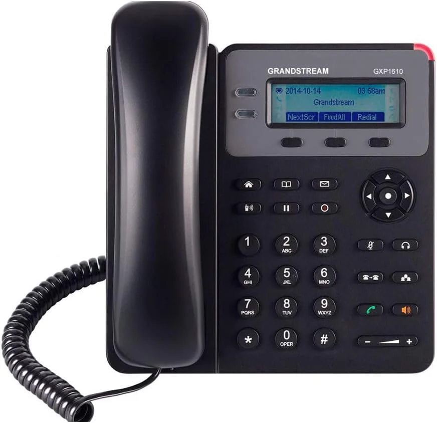 تلفن تحت شبکه گرنداستریم GXP 1610 با 2 خط و 1 اکانت SIP VoIP