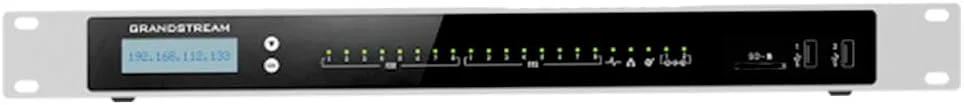 مرکز تلفن تحت شبکه گرنداستریم UCM6308A (فقط صدا)، پشتیبانی از 1500 کاربر و 200 تماس همزمان، پورت های شبکه RJ45، کدک صوتی Opus باند کامل، سازگار با GDMS برای تنظیمات ابری | 966-00045-11A002