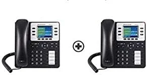 بسته دو عددی تلفن تحت شبکه گرنداستریم مدل GXP2130، تلفن IP سازمانی HD، دارای 3 خط، صفحه نمایش رنگی LCD و قابلیت PoE