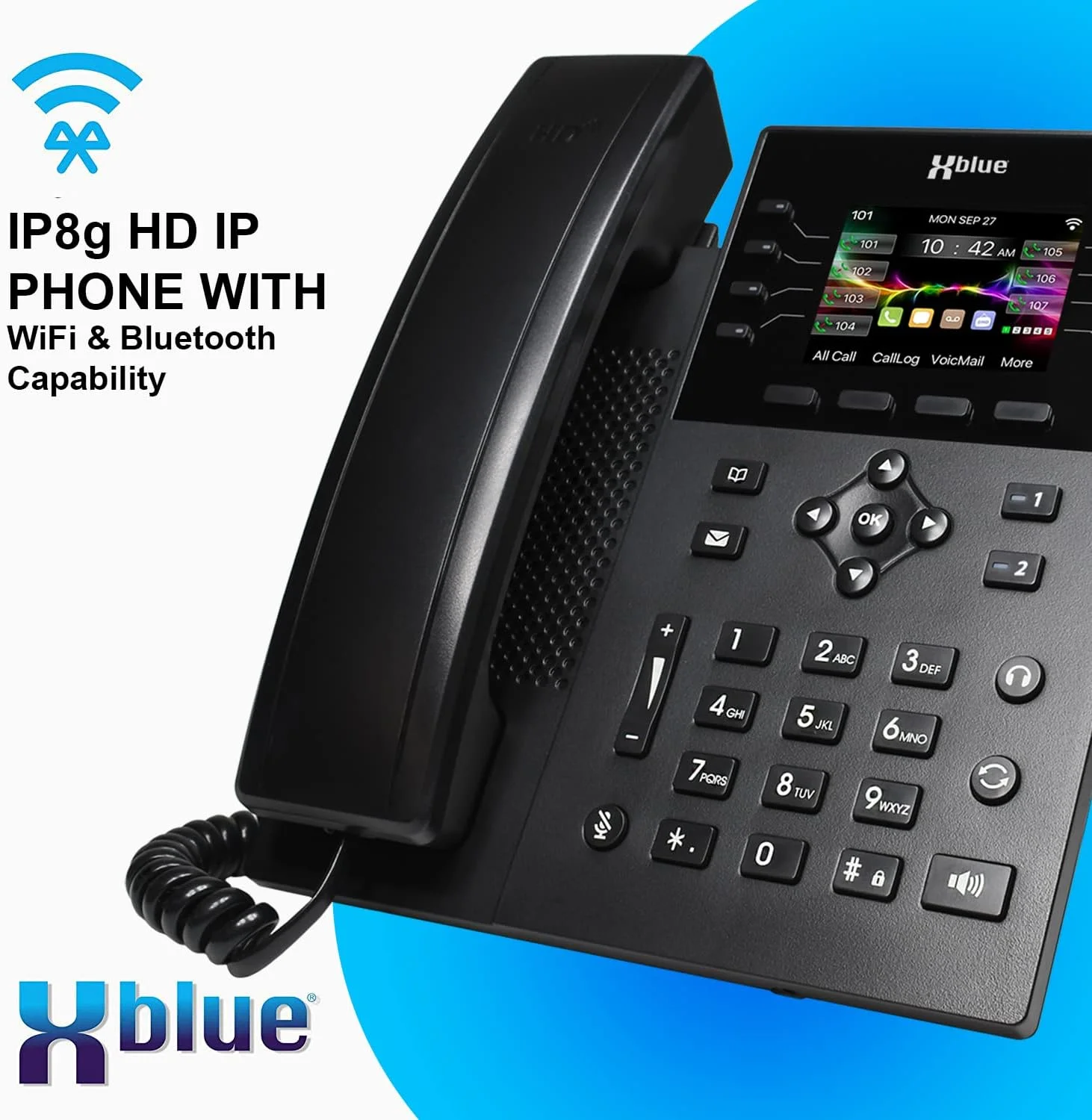 مجموعه سیستم XBLUE QB2 به همراه 8 تلفن IP8g IP شامل اپراتور خودکار، پست صوتی، تلفن همراه و داخلی های تلفن راه دور و ضبط تماس مجموعه سیستم XBLUE QB2 به همراه 8 تلفن IP8g IP شامل اپراتور خودکار، پست صوتی، تلفن همراه و داخلی های تلفن راه دور و ضبط تماس