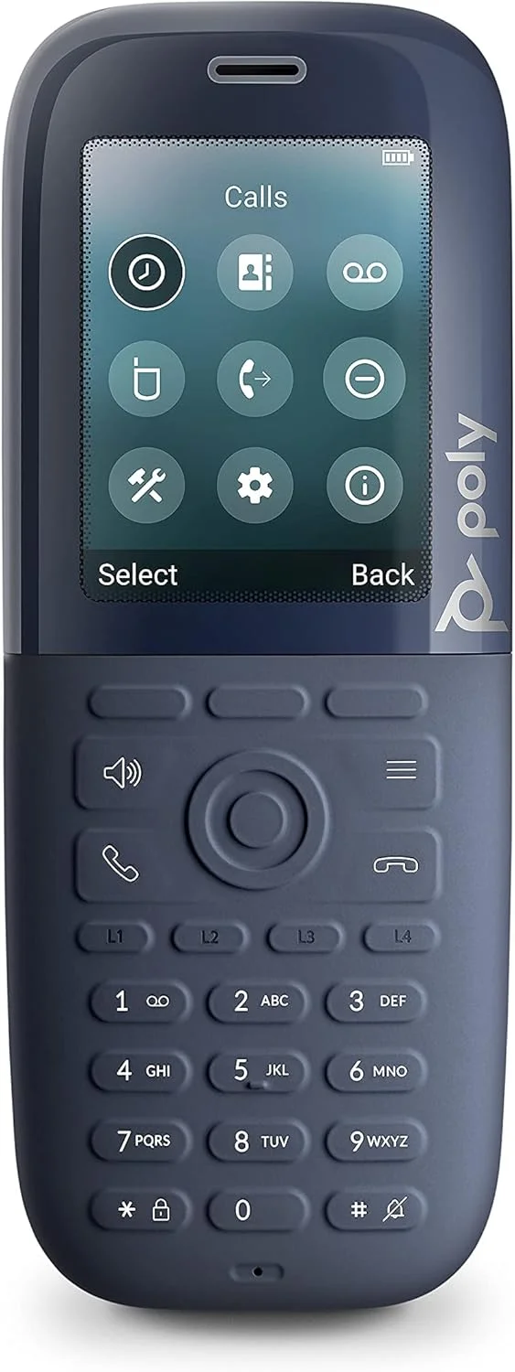 گوشی تلفن IP بی سیم Poly - Rove 30 DECT - گوشی بی سیم مقاوم و ضد میکروبی DECT - فناوری Microban - اتصال به هدست از طریق 3.5 میلی متر - آمریکای شمالی