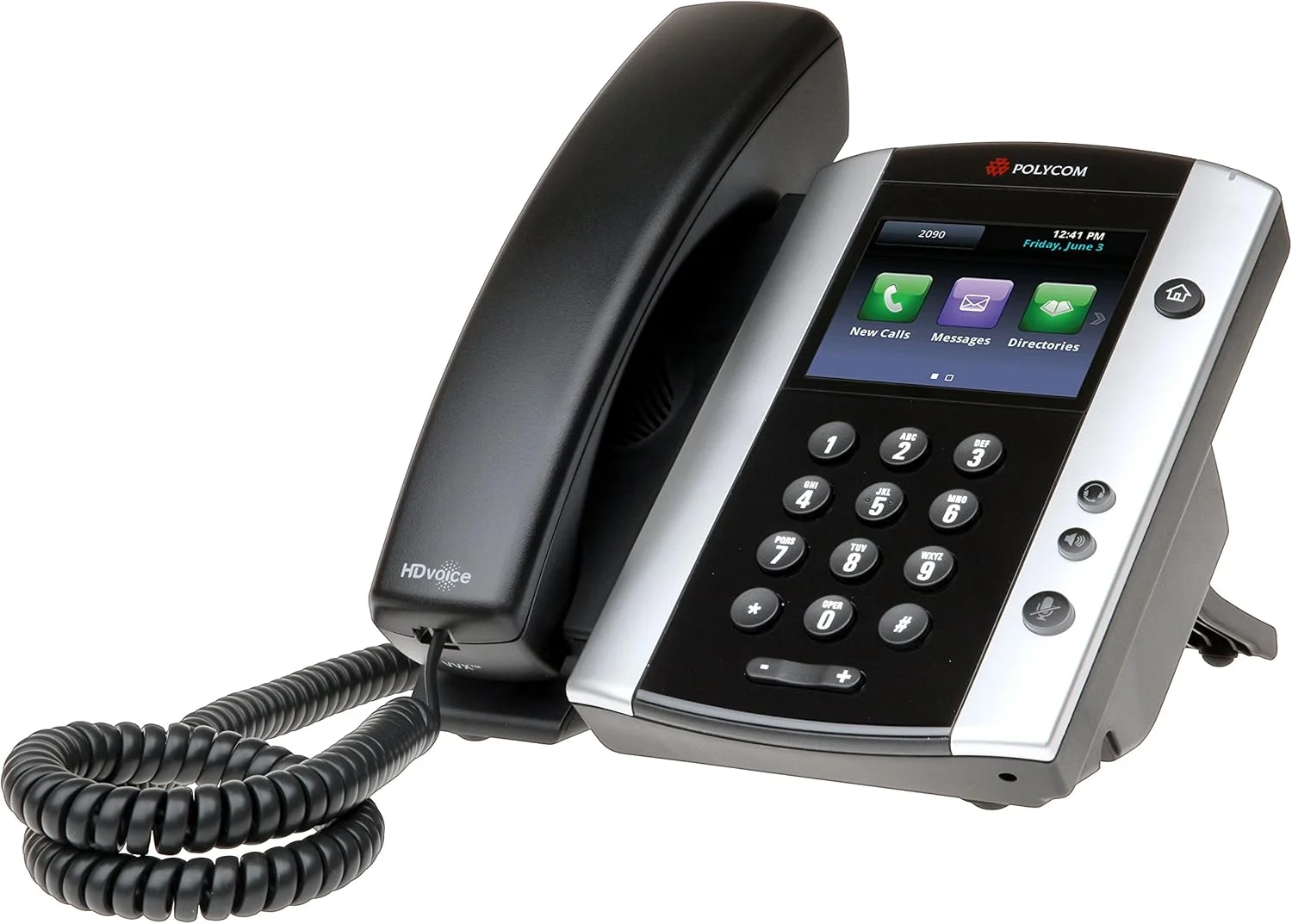 تلفن رومیزی آی پی Polycom VVX 500 HD Business Media (بدون منبع تغذیه)
