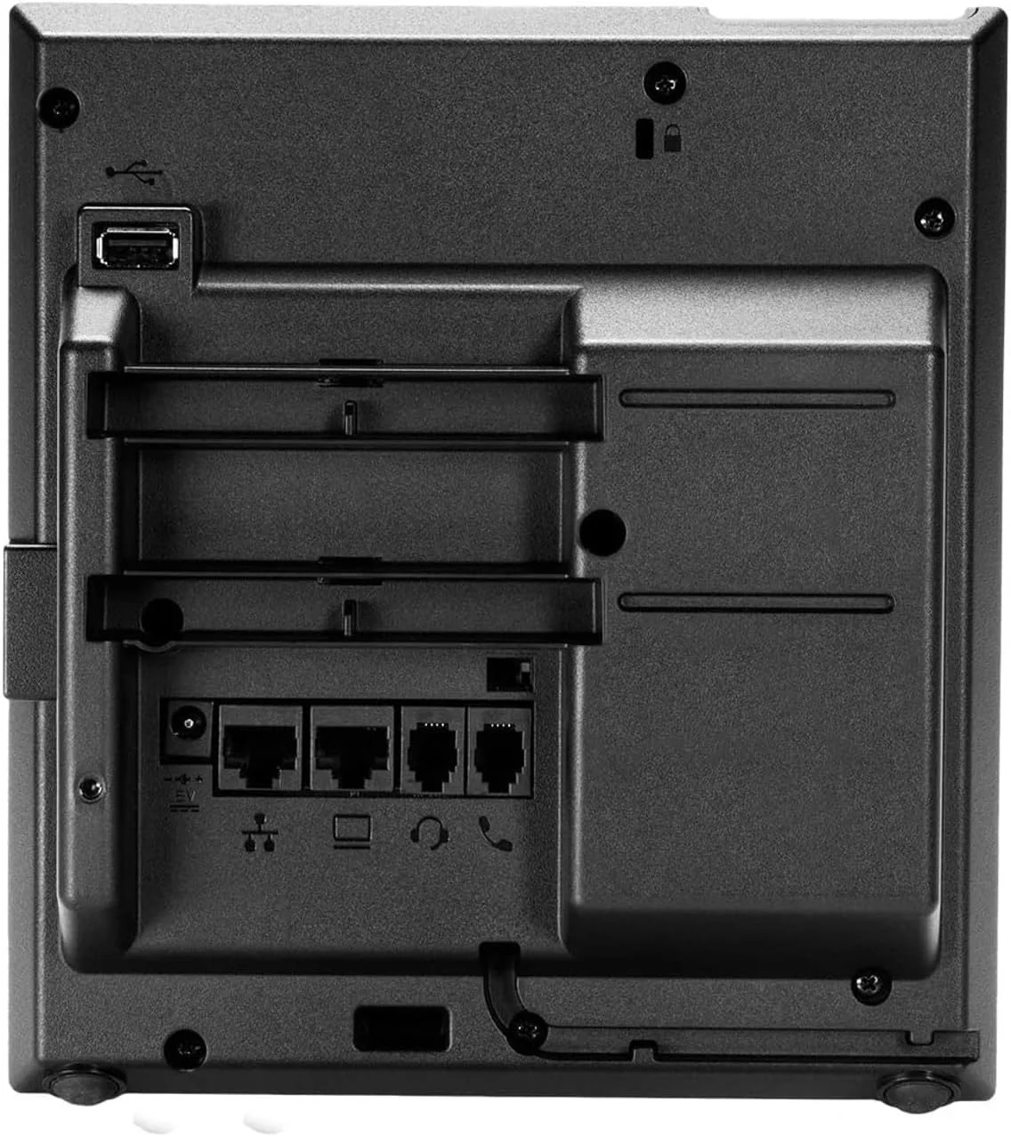 تلفن رومیزی ویپ میان رده Polycom VVX 350 با صفحه نمایش رنگی و شش خط برای کسب و کار