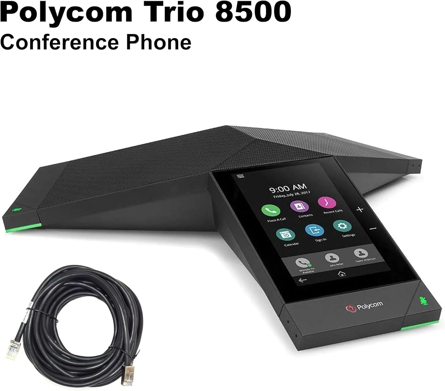 تلفن کنفرانس تحت شبکه پلی کام Realpresence Trio 8500 IP POE - مشکی تلفن کنفرانس تحت شبکه پلی کام Realpresence Trio 8500 IP POE - مشکی