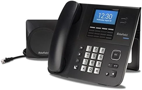 تلفن رومیزی بی سیم تجاری RCA IP170 DECT IP و ایستگاه پایه