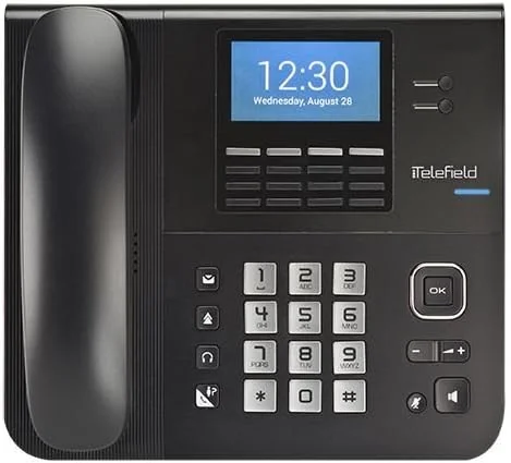 تلفن رومیزی بی سیم تجاری RCA IP070 DECT VoIP برای استفاده با RCA IP170