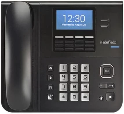 تلفن رومیزی بی سیم تجاری RCA IP170 DECT IP و ایستگاه پایه