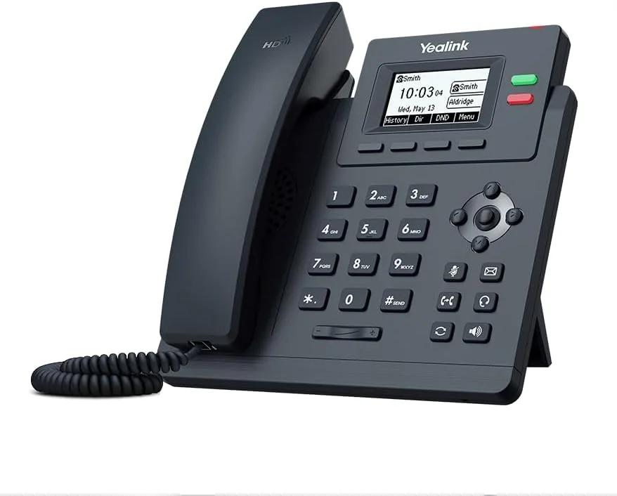 تلفن تحت شبکه کلاسیک Sip-T31W، مشکی