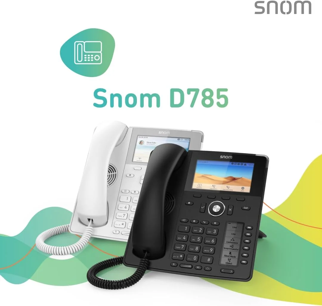 تلفن تحت شبکه اسنوم مدل D785N، تلفن رومیزی SIP، دارای صفحه نمایش رنگی 4.3 اینچی TFT با رزولوشن 480x272 پیکسل، 12 هویت SIP، سنسور قطع کن، USB، 48 کلید با قابلیت برچسب گذاری (12 کلید فیزیکی)، مشکی، 00000000000000000459 تلفن تحت شبکه اسنوم مدل D785N، تلفن رومیزی SIP، دارای صفحه نمایش رنگی 4.3 اینچی TFT با رزولوشن 480x272 پیکسل، 12 هویت SIP، سنسور قطع کن، USB، 48 کلید با قابلیت برچسب گذاری (12 کلید فیزیکی)، مشکی، 00000000000000000459