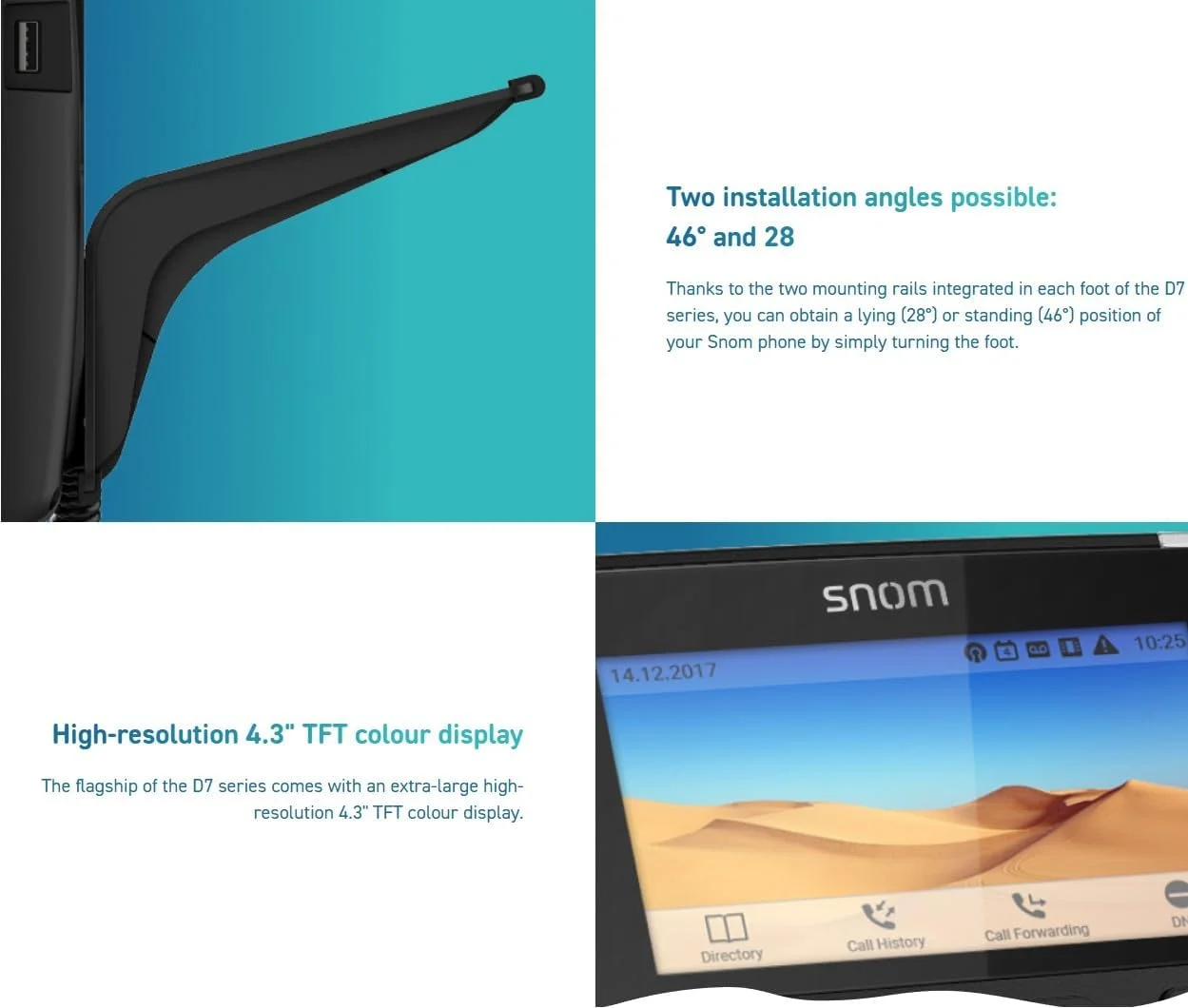 تلفن تحت شبکه اسنوم مدل D785N، تلفن رومیزی SIP، دارای صفحه نمایش رنگی 4.3 اینچی TFT با رزولوشن 480x272 پیکسل، 12 هویت SIP، سنسور قطع کن، USB، 48 کلید با قابلیت برچسب گذاری (12 کلید فیزیکی)، مشکی، 00000000000000000459 تلفن تحت شبکه اسنوم مدل D785N، تلفن رومیزی SIP، دارای صفحه نمایش رنگی 4.3 اینچی TFT با رزولوشن 480x272 پیکسل، 12 هویت SIP، سنسور قطع کن، USB، 48 کلید با قابلیت برچسب گذاری (12 کلید فیزیکی)، مشکی، 00000000000000000459