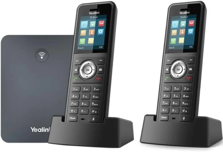 تلفن IP یالینک مدل W79P شامل پایه W70B و گوشی W59R + یک عدد گوشی W59R (W79P + 1 x W59R)