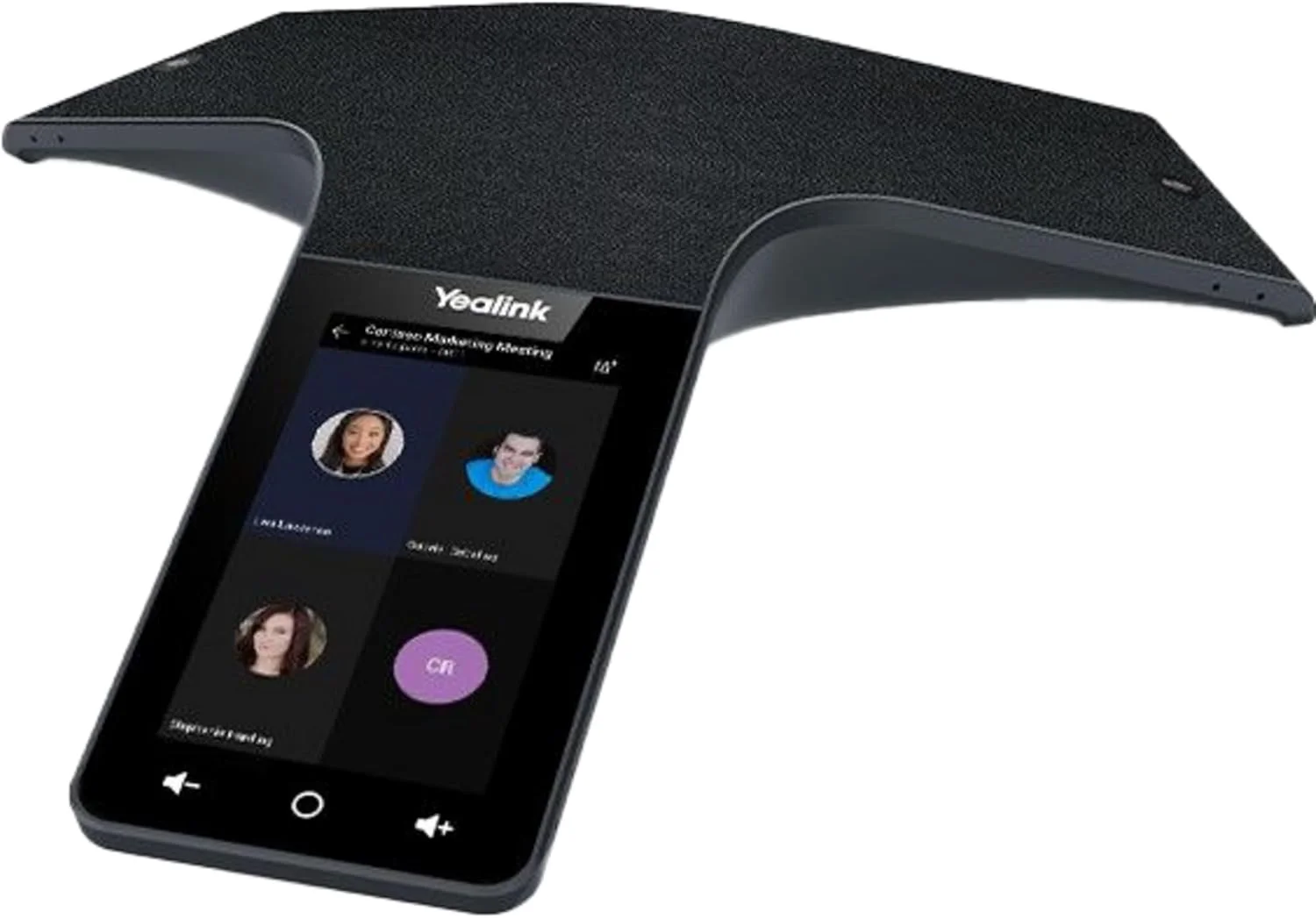 تلفن کنفرانس Yealink CP965-Teams دارای گواهینامه Microsoft Teams | اندروید 12، صفحه نمایش چند لمسی 5 اینچی، بلوتوث داخلی تلفن کنفرانس Yealink CP965-Teams دارای گواهینامه Microsoft Teams | اندروید 12، صفحه نمایش چند لمسی 5 اینچی، بلوتوث داخلی