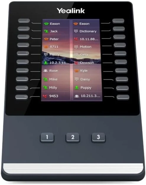 تلفن آی پی Yealink T46U به همراه ماژول توسعه EXP43