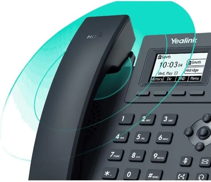 تلفن تحت شبکه یالینک SIP-T33G - با سیم/بدون سیم - با سیم - قابل نصب روی دیوار، رومیزی - خاکستری کلاسیک