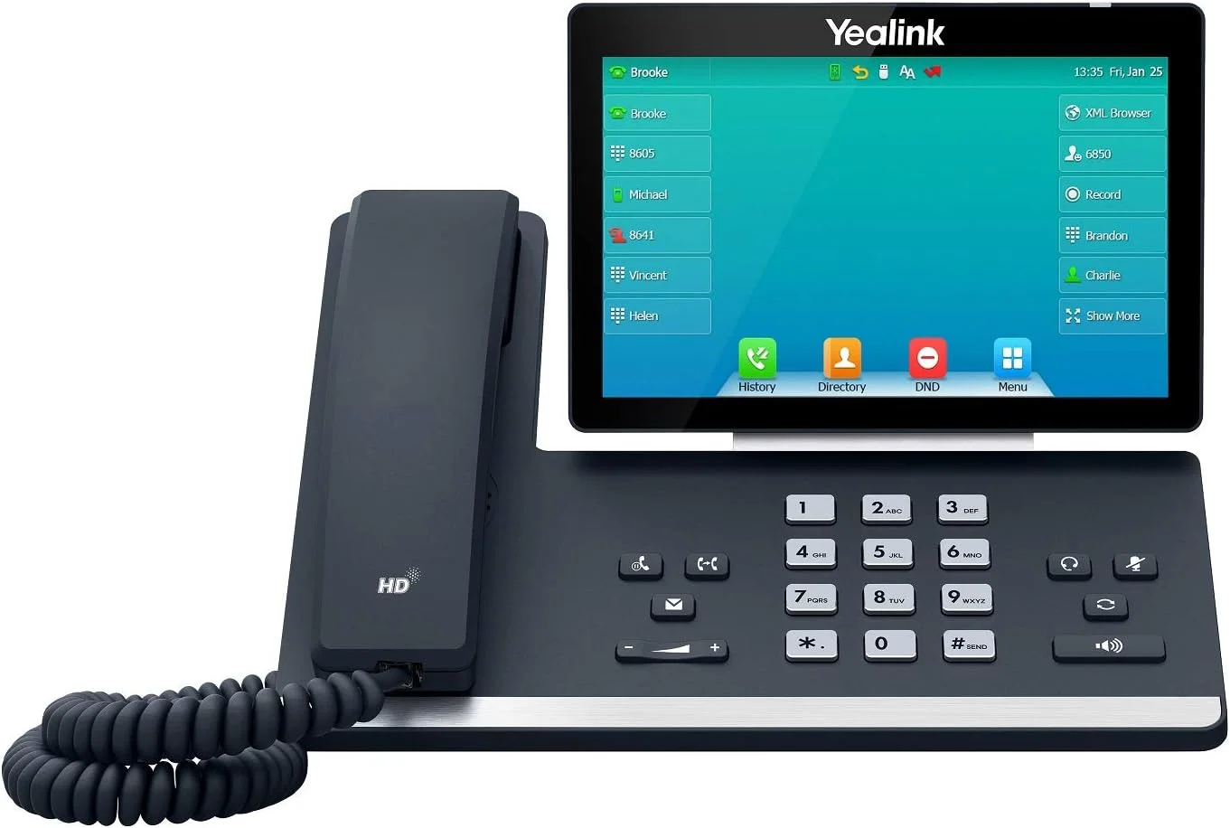 تلفن ویپ Yealink SIPT57W تلفن ویپ Yealink SIPT57W