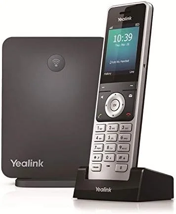 تلفن IP یالینک W60 - پایه و گوشی W56 - مشکی