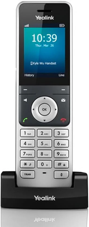 Yealink W76P - بسته تلفن بی سیم IP DECT مدل W56H با پایه W70