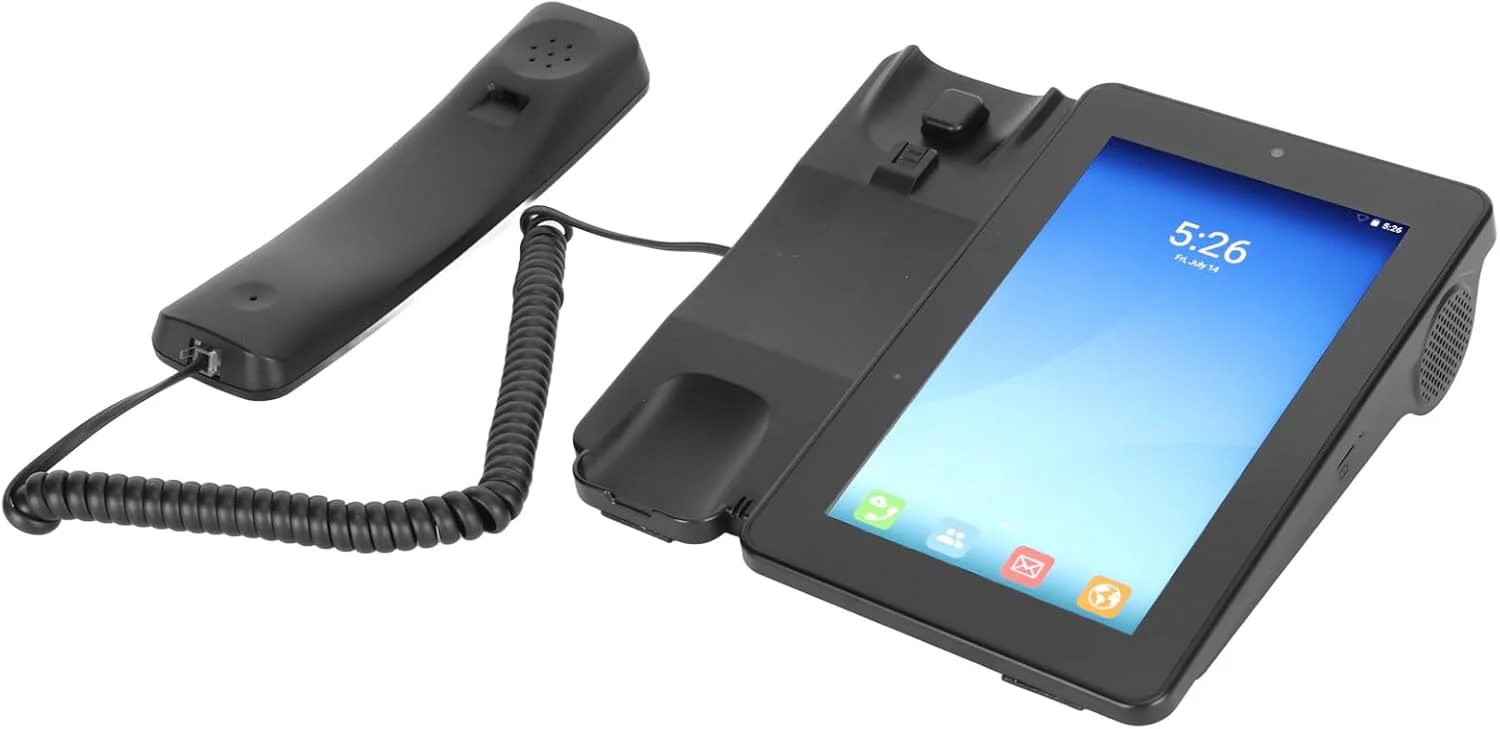 تلفن ثابت شبکه VOIP، تلفن تصویری درب منزل Wi-Fi با صفحه لمسی 7.0 اینچی، رابط های متعدد برای خانه برای اندروید 6.0.1