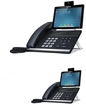 بسته دو عددی تلفن تصویری Yealink T49G به همراه منبع تغذیه، 16 حساب SIP و Wi-Fi دو بانده