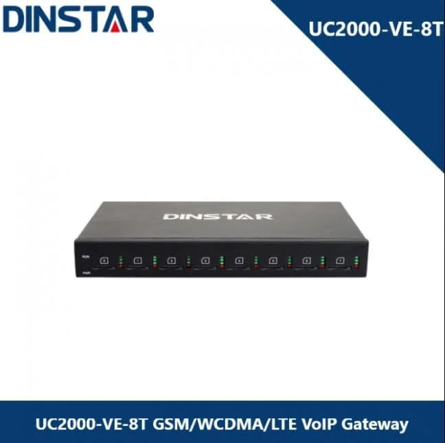 دروازه ویپ LTE دینستار UC2000-VE-8T دروازه ویپ LTE دینستار UC2000-VE-8T