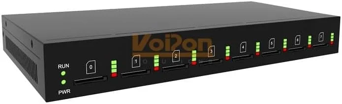 دروازه ۸ پورت سیپ ۴G LTE دینستار UC2000-VE-8T - پشتیبانی از امارات