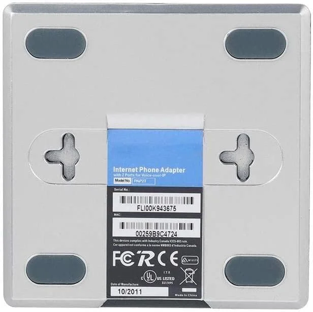 دروازه ویپ دو پورت پروتکل SIP V2 آداپتور تلفن اینترنتی فکس با کابل RJ 45 دروازه ویپ دو پورت پروتکل SIP V2 آداپتور تلفن اینترنتی فکس با کابل RJ 45